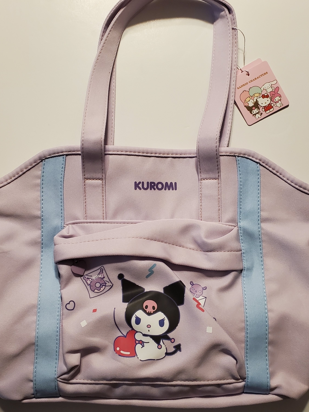 Sanrio Lavender Kuromi Tote Bag for Women
